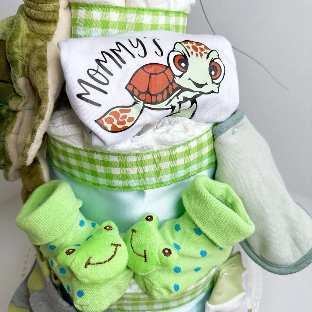 Turtle Diaper Cake? Baby Shower Gift